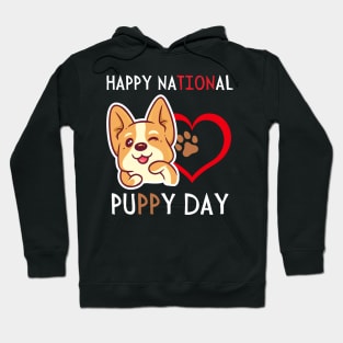 Happy National Puppy Day, Puppy Day 2023 Hoodie